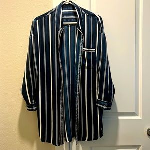 NEW ❗️Silk Striped long shirt